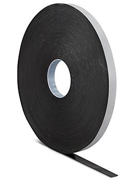 Uline Economy Double-Sided Foam Tape - 3/4" x 72 yds, Black S-10529BL
