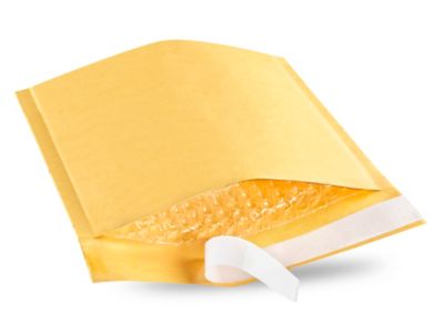 Uline Self-Seal Gold Bubble CD Mailers - 7 1/4 x 8" S-10535