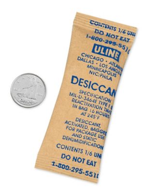 Kraft Bag Clay Desiccants - Unit Size 1/6, 5 Gallon Pail S-1055