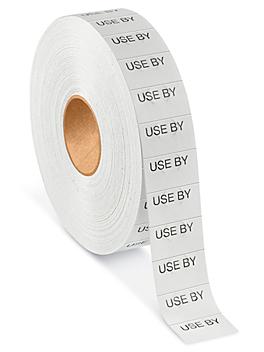 Monarch 1131&reg; Labels - "USE BY", White S-10560