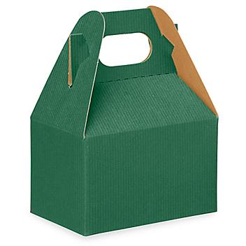 Gable Boxes - 4 x 2 1/2 x 2 1/2", Green S-10569G