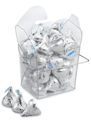 Clear Plastic TakeOut Boxes 1/2 Pint S10570C Uline