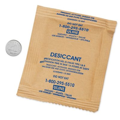 Kraft Bag Clay Desiccants - Unit Size 1/2, 5 Gallon Pail S-1057