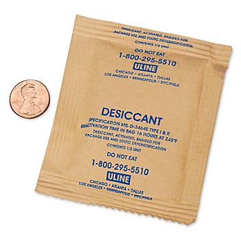 Kraft Bag Clay Desiccants - Unit Size 1/2, 5 Gallon Pail S-1057