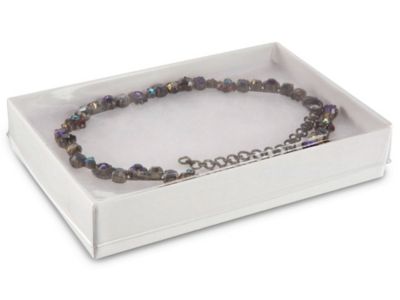 Boîtes à bijoux à couvercle transparent – 5 7/16 x 3 1/2 x 1 po