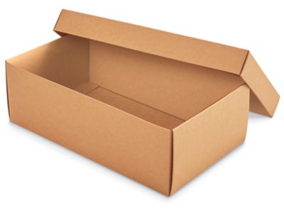 Cajas de Cartón de Una Pieza para Zapatos - 12 x 7 x 4, Kraft, 31 x 18 x  10 cm S-17334 - Uline