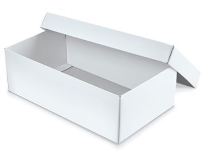 300 Cajas Blancas con Tapa y Base Reforzada T5400Z (30x18x10) - Por  orientación - Cajas para - Cajas para Zapatos