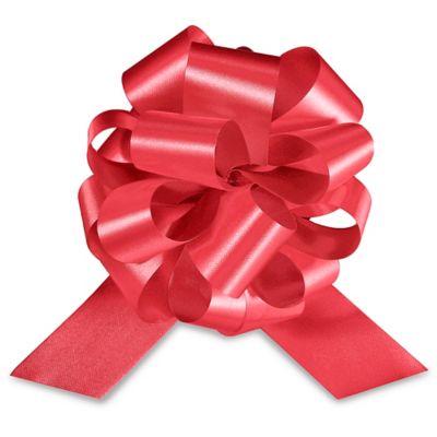  HEALLILY 40 Pcs Latte Art Pull Bows Bulk Florist Pull Bows Wide  Pull Bows Pull up Bows Red Bows for Gift Wrapping Gift Knot Ribbon Wrapping  Organza Bows Mini Snow Yarn