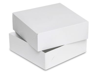 4 x 4 x 4 White Chipboard Boxes