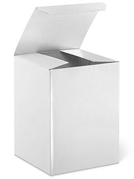 Gift Boxes - 3 x 3 x 4", White Gloss S-10616