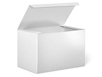 Gift Boxes - 9 x 6 x 6", White Gloss S-10617