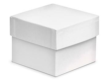 Deluxe Gift Boxes - 4 x 4 x 3", White S-10619