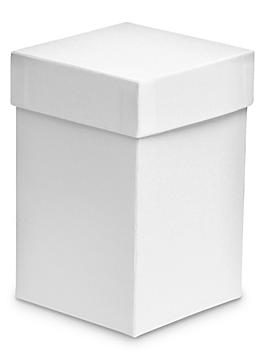 Deluxe Gift Boxes - 4 x 4 x 6", White S-10620