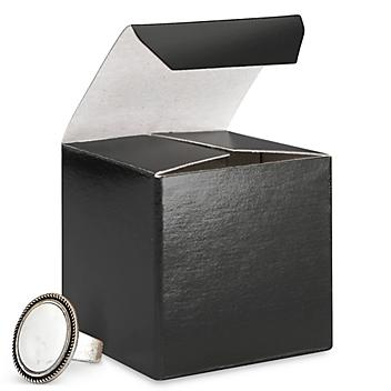 Gift Boxes - 2 x 2 x 2", Black Gloss S-10629