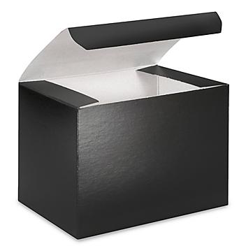 Gift Boxes - 6 x 4 1/2 x 4 1/2", Black Gloss S-10631