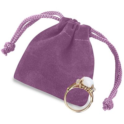 Purple Velvet Bag