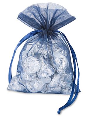 Robins Egg Blue Organza Favor Bags, 3x4, 10 Pack