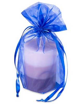 Robins Egg Blue Organza Favor Bags, 3x4, 10 Pack
