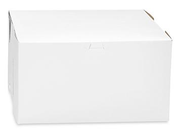 Cake Boxes - 10 x 10 x 5 1/2", White S-10694