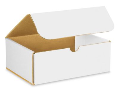 8 x 6 x 3" White Indestructo Mailers S-10698