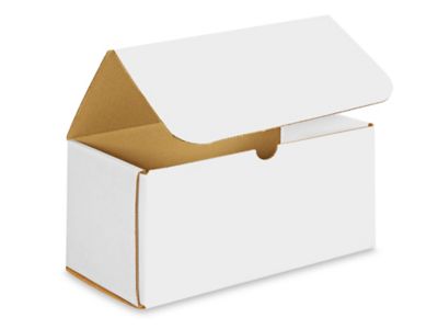 10 x 5 x 5" White Indestructo Mailers S-10700