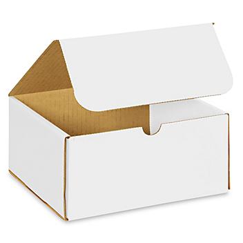 8 x 8 x 4" White Indestructo Mailers S-10701