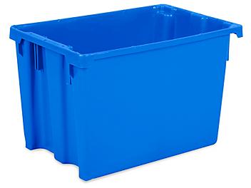 Stack and Nest Container - 15 x 10 x 11", Blue S-10716BLU