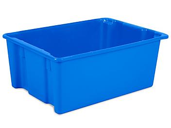 Stack and Nest Container - 21 x 16 x 10", Blue S-10718BLU