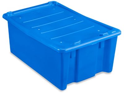 Edge Rectangle Nesting Storage Containers with Lids - Blue Jay