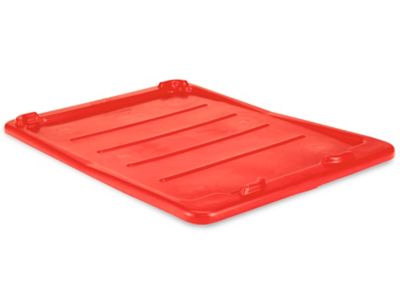 Stack and Nest Container Lid - 21 x 16", Red S-10718L-R