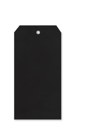 Plastic Tags - 6 1/4 x 3 1/8", Black S-10749BL