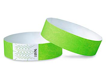 Tyvek&reg; Wristbands - Neon Green S-10751G