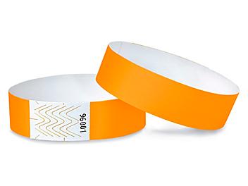 Tyvek&reg; Wristbands - Neon Orange S-10751O