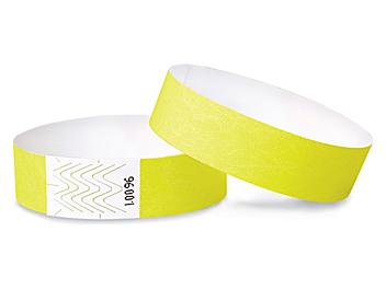 Tyvek&reg; Wristbands - Neon Yellow S-10751Y