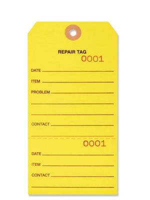 Repair Tags - #8