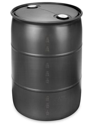 Plastic Drum - 15 Gallon, Closed Top, Natural S-19418 - Uline