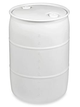 Plastic Drum - 55 Gallon, Closed Top, Natural S-10757NAT