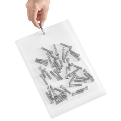 9 x 12" 4 Mil Tamper-Evident Reclosable Bags S-10842