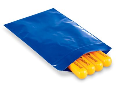 4 x 6" 2 Mil Colored Reclosable Bags - Blue S-10845BLU