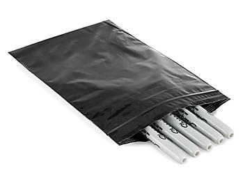6 x 9" 2 Mil Colored Reclosable Bags - Black S-10847BL