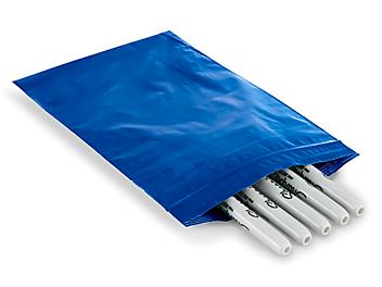 6 x 9" 2 Mil Colored Reclosable Bags - Blue S-10847BLU
