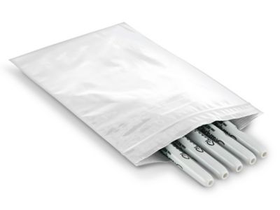 6 x 9" 2 Mil Colored Reclosable Bags - White S-10847W