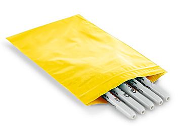 6 x 9" 2 Mil Colored Reclosable Bags - Yellow S-10847Y