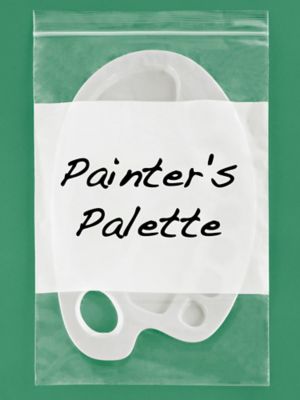 10 x 15" 2 Mil White Block Reclosable Bags S-10852