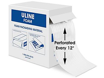 Uline Foam Roll - 1/16", 12" x 350', Perforated S-1090
