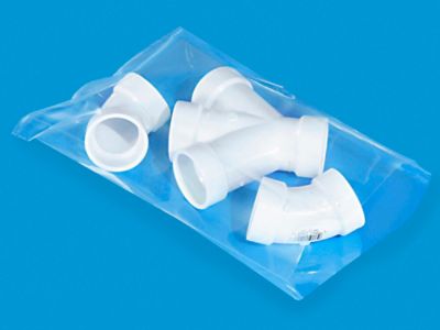 9 x 13" 3 Mil Industrial Poly Bags S-10968