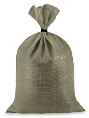 Sandbags - 12 x 20", Green S-11052G - Uline
