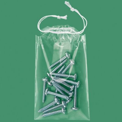3 x 5" 4 Mil Drawstring Bags S-11058