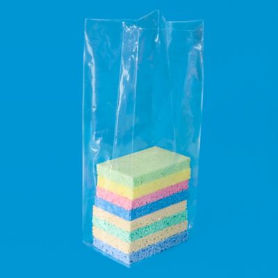 5 x 4 x 15" 1 Mil Gusseted Poly Bags S-11071