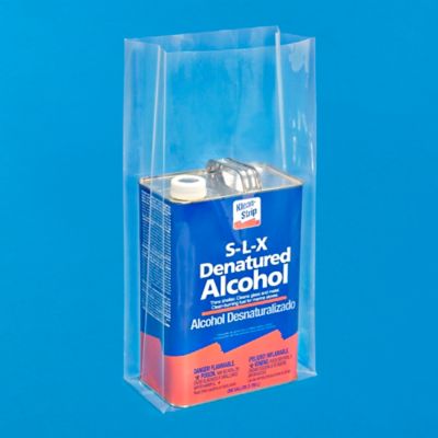 8 x 4 x 18" 4 Mil Gusseted Poly Bags S-11082